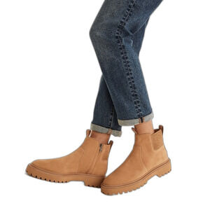 Madewell Suede Pull-On Henry Lugsole Boot NIB Size 10 Outdoor Casual Chic